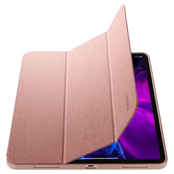 Apple iPad Pro 11 (2020 / 2021 / 2022), mappa tok, Smart Case, Spigen Urban Fit, vörösarany