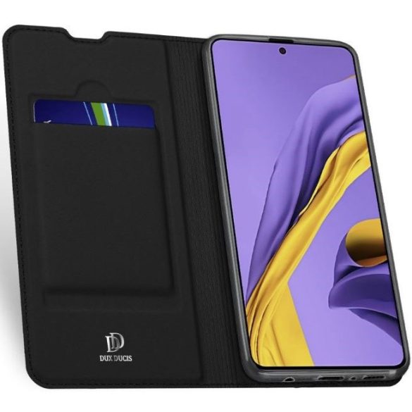 Huawei Honor 30 Pro / 30 Pro Plus, Oldalra nyíló tok, stand, Dux Ducis, fekete