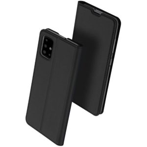 Huawei Mate 20 Lite, Oldalra nyíló tok, stand, Dux Ducis, fekete