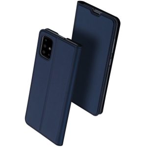 Huawei P30 Lite, Oldalra nyíló tok, stand, Dux Ducis, sötétkék