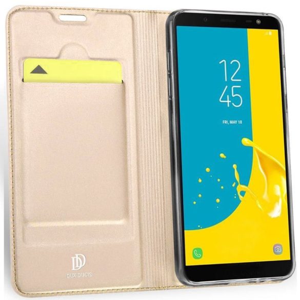 Xiaomi Poco X3 NFC / X3 Pro, Oldalra nyíló tok, stand, Dux Ducis, arany