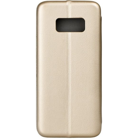 Samsung Galaxy A22 5G SM-A226B, Oldalra nyíló tok, stand, Forcell Elegance, arany