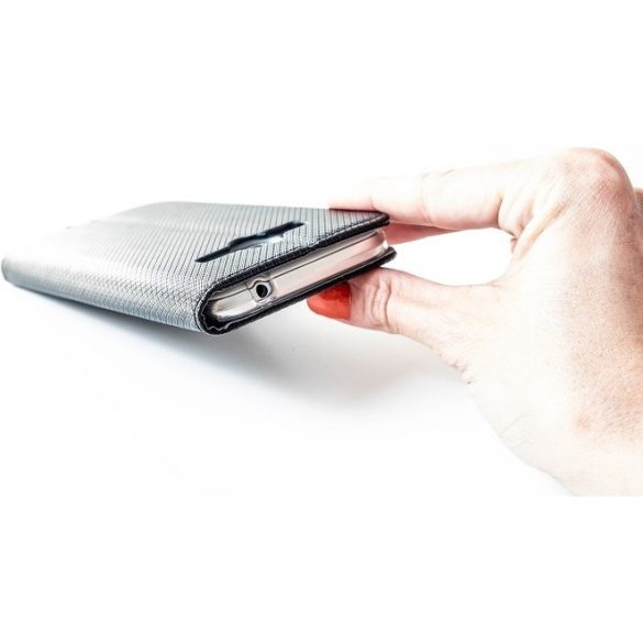 OnePlus 9 Pro, Oldalra nyíló tok, stand, Smart Magnet, fekete