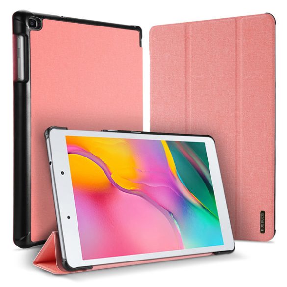 Samsung Galaxy Tab A 8.0 (2019) SM-T290 / T295, mappa tok, Trifold, Dux Ducis Domo, rózsaszín