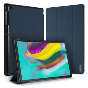 Samsung Galaxy Tab S5e 10.5 SM-T720 / T725, mappa tok, Trifold, Dux Ducis Domo, sötétkék