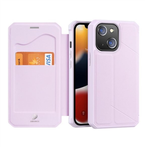 Apple iPhone 7 / 8 / SE (2020) / SE (2022), Oldalra nyíló tok, stand, Dux Ducis Skin X New, rózsaszín