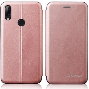 Huawei P30 Lite, Oldalra nyíló tok, stand, Wooze Protect And Dress Book, vörösarany