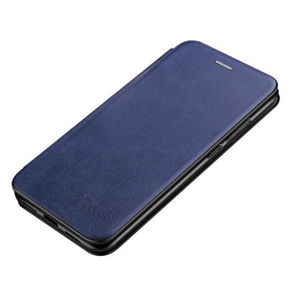 Huawei P40 Lite, Oldalra nyíló tok, stand, Wooze Protect And Dress Book, kék