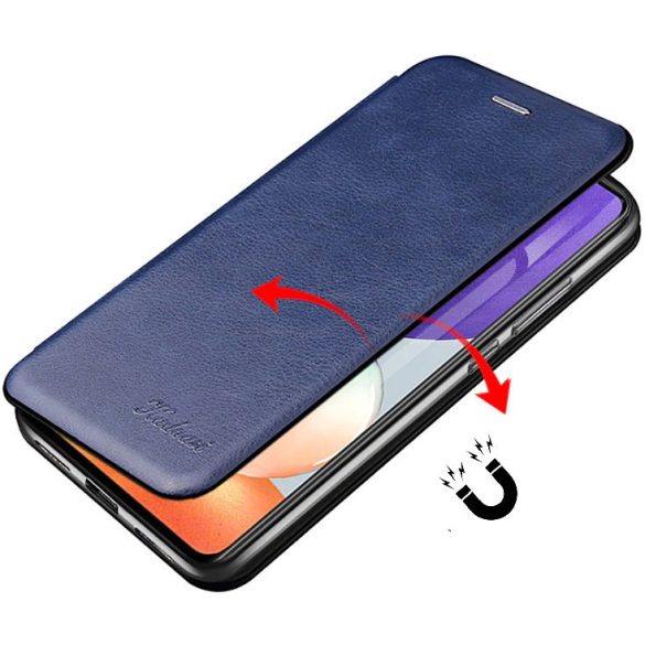 Samsung Galaxy A51 5G SM-A516F, Oldalra nyíló tok, stand, Wooze Protect And Dress Book, piros