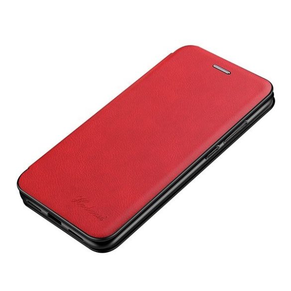 Xiaomi Redmi 9C / 9C NFC, Oldalra nyíló tok, stand, Wooze Protect And Dress Book, piros
