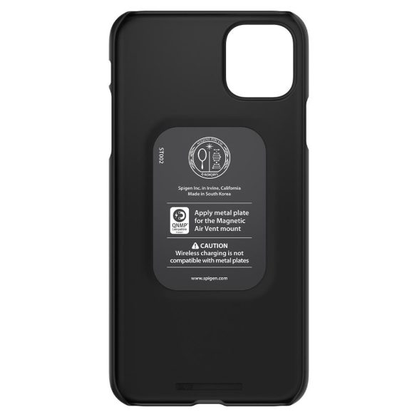 Apple iPhone 13 Pro, Műanyag hátlap védőtok, Spigen Thin Fit, fekete