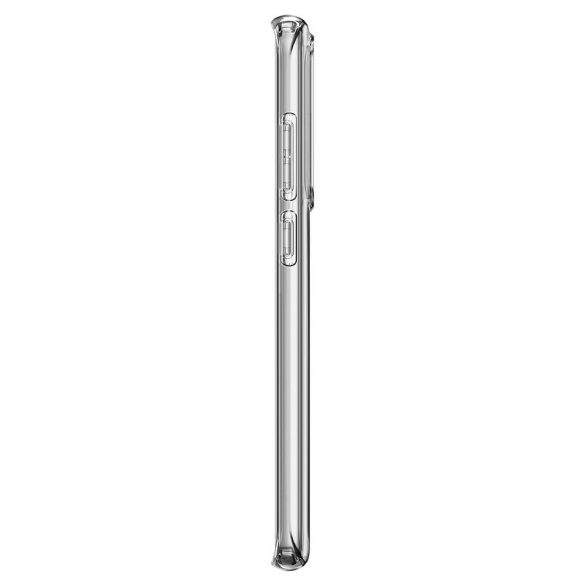 Apple iPhone 13 Pro Max, Szilikon tok, Spigen Liquid Crystal, átlátszó