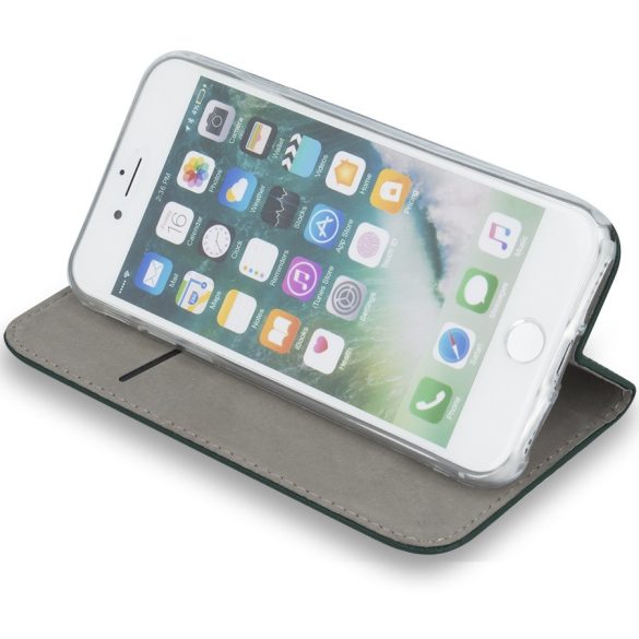 Apple iPhone 13 Pro, Oldalra nyíló tok, stand, Magnet Book, zöld