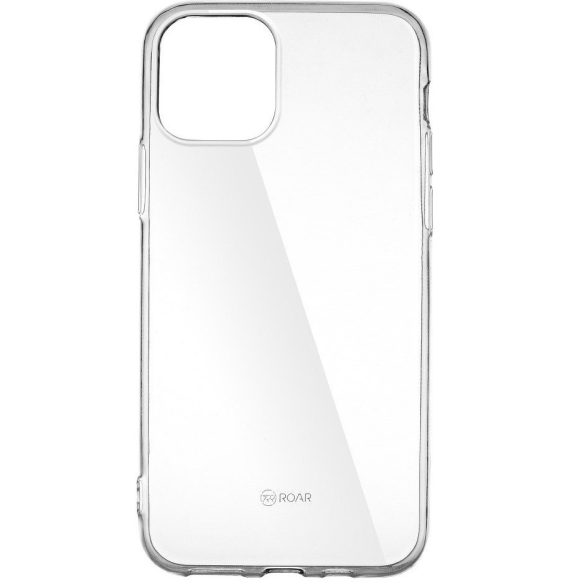 Apple iPhone 13 Mini, Szilikon tok, Jelly Case, Roar, átlátszó