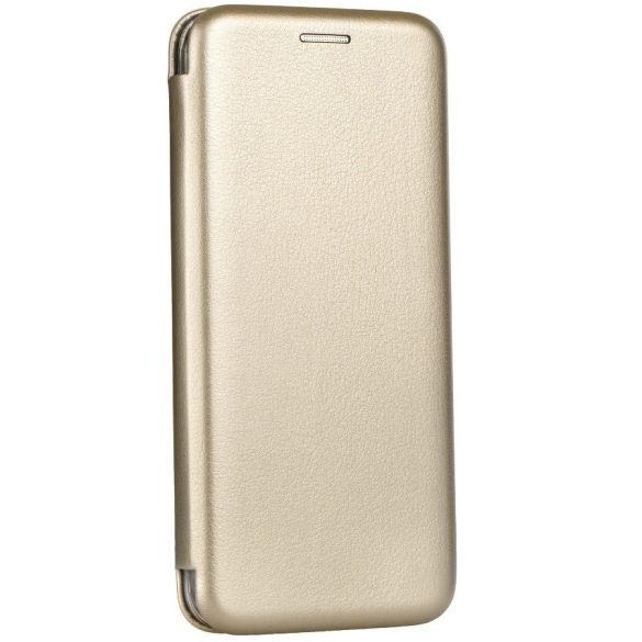 Xiaomi Redmi 10 / Redmi 10 (2022), Oldalra nyíló tok, stand, Forcell Elegance, arany