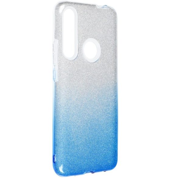 Xiaomi Redmi 10 / Redmi 10 (2022), Szilikon tok, csillogó, Forcell Shining, kék/ezüst