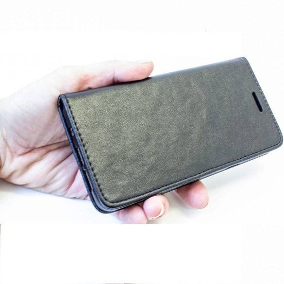 Xiaomi Redmi Note 10 / Note 10S / Poco M5s, Oldalra nyíló tok, stand, Magnet Book, fekete