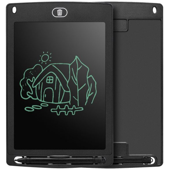 Kreatív elektronikus rajz- írótábla, 8.5 colos LCD kijelzővel, tollal, elemes, Wooze Electric Writing Table, fekete