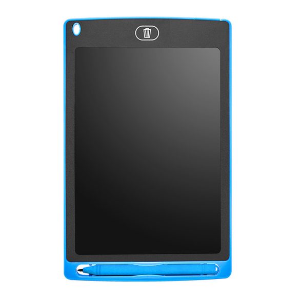 Kreatív elektronikus rajz- írótábla, 8.5 colos LCD kijelzővel, tollal, elemes, Wooze Electric Writing Table, kék