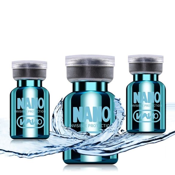 Nano Liquid kijelzővédő, karcálló védőfólia folyadék, minden készülékhez, Antibakteriális, Invisible Nano Liquid Screen Protector, Clear