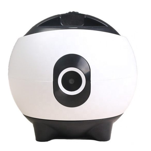 Intelligens robot kameraman, gimbal, készüléktartó, 360°-ban forgatható, mozgás- és arckövetés, Wooze Gimbal, fehér