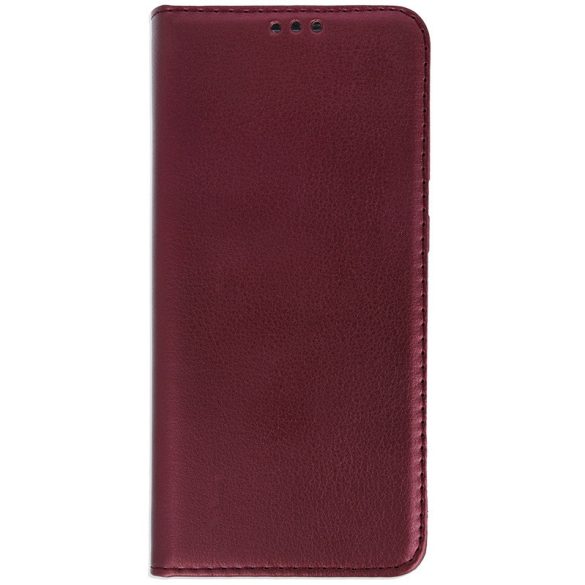 Samsung Galaxy S22 5G SM-S901, Oldalra nyíló tok, stand, Magnet Book, bordó