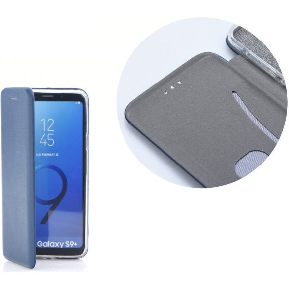 Samsung Galaxy A13 5G / A04s SM-A136U / A047F, Oldalra nyíló tok, stand, Forcell Elegance, kék