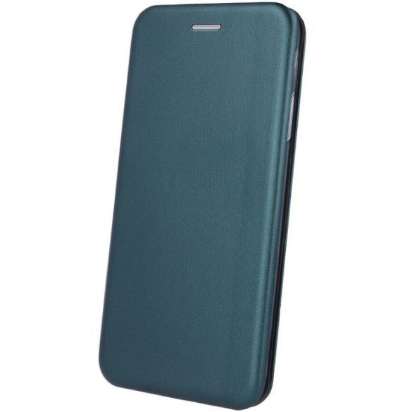 Samsung Galaxy A03s SM-A037F, Oldalra nyíló tok, stand, Forcell Elegance, zöld