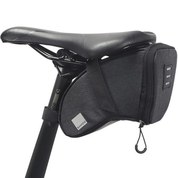 Univerzális, kerékpáros / biciklis tartó, táska, ülésre szerelhető, vízálló, Sahoo 131470L-SA, szürke
