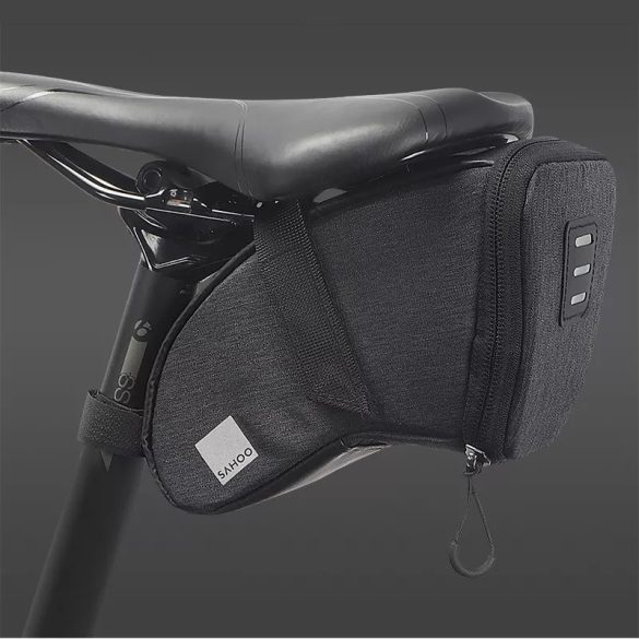 Univerzális, kerékpáros / biciklis tartó, táska, ülésre szerelhető, vízálló, Sahoo 131470L-SA, szürke
