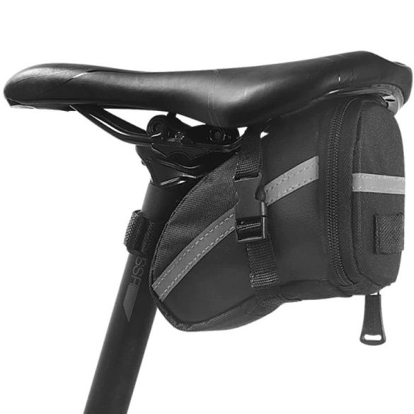 Univerzális, kerékpáros / biciklis tartó, táska, ülésre szerelhető, vízálló, Sahoo 13196, fekete