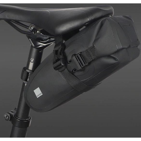 Univerzális, kerékpáros / biciklis tartó, táska, ülésre szerelhető, vízálló, Sahoo 131363-SA, fekete