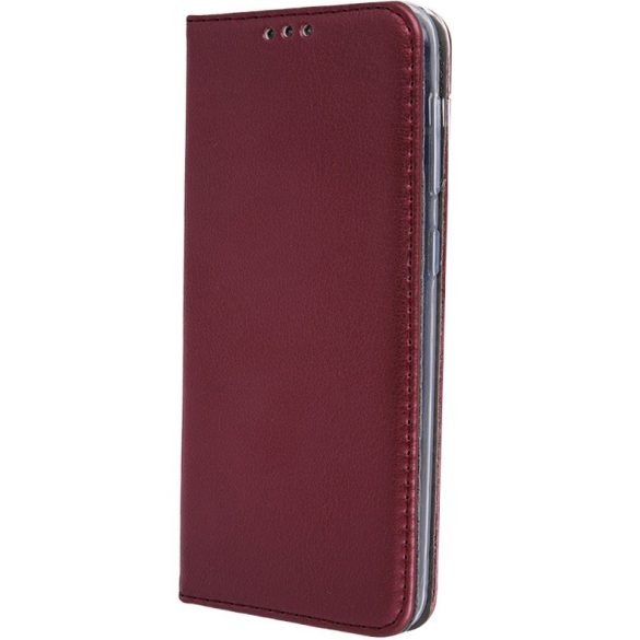 Samsung Galaxy A33 5G SM-A336B, Oldalra nyíló tok, stand, Magnet Book, bordó