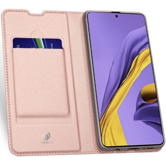 Motorola Moto G50, Oldalra nyíló tok, stand, Dux Ducis, vörösarany