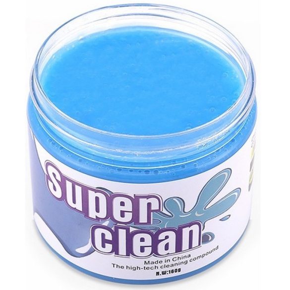 Univerzális tisztító zselé, nehezen hozzáférhető helyekhez, Wooze Super Clean, kék