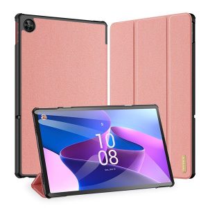 Lenovo Tab M10 Plus (10.61) (3. generáció) TB125 / TB128, mappa tok, Dux Ducis Domo, rózsaszín