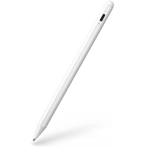 Univerzális toll, Apple iPad 2018 vagy újabb készülékhez, mágneses, Digital Stylus Stylus Pen, fehér