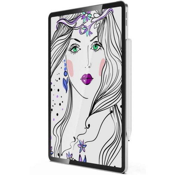 Univerzális toll, Apple iPad 2018 vagy újabb készülékhez, mágneses, Digital Stylus Stylus Pen, fehér