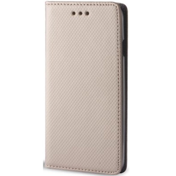 Samsung Galaxy A54 5G SM-A546B, Oldalra nyíló tok, stand, Smart Magnet, arany