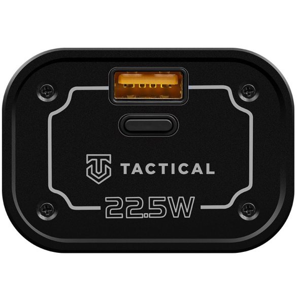 Külső akkumulátor, 9600 mAh, 22.5W, Okostelefonhoz és TabletPC-hez, USB aljzat, USB Type-C aljzat, LED kijelzővel, gyorstöltés, Tactical C4 Explosive, fekete