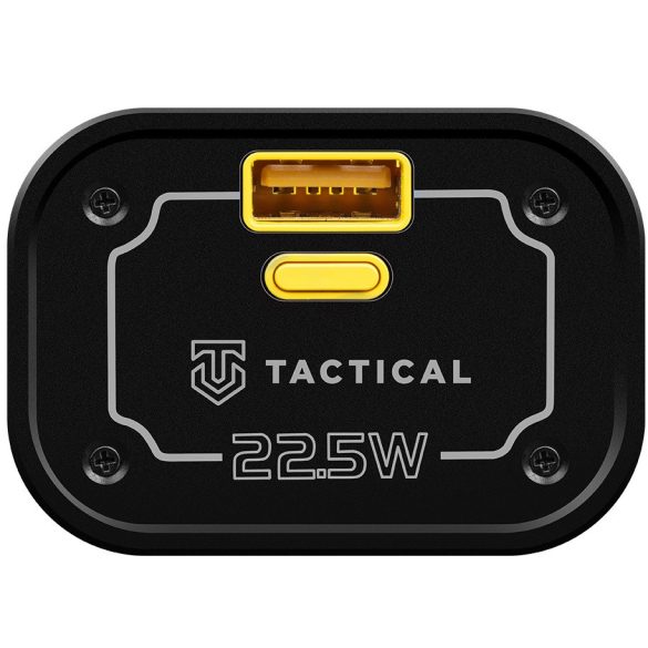 Külső akkumulátor, 9600 mAh, 22.5W, Okostelefonhoz és TabletPC-hez, USB aljzat, USB Type-C aljzat, LED kijelzővel, gyorstöltés, Tactical C4 Explosive, sárga