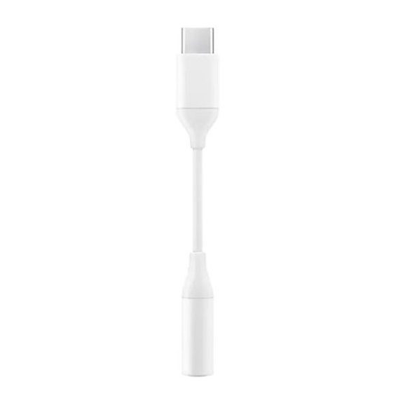 Adapter, USB Type-C - 3.5 mm jack átalakító, Samsung, gyári, fehér