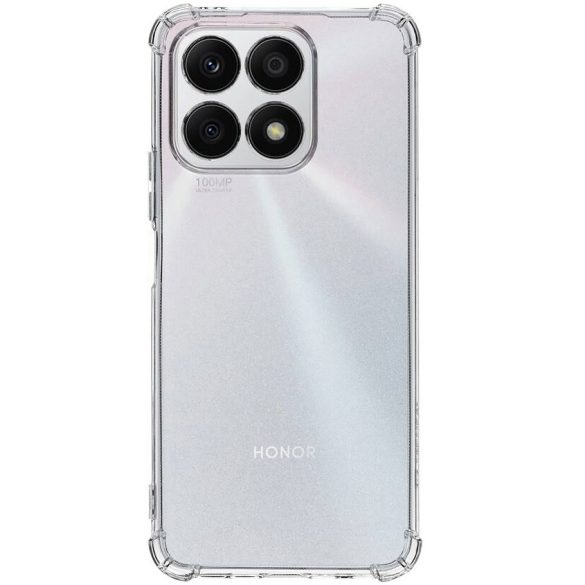 Huawei Honor X8a, Szilikon tok, légpárnás sarok, Tactical TPU Plyo, átlátszó