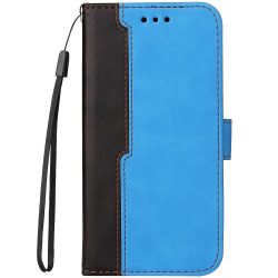   Xiaomi Redmi K60 / K60 Pro / Poco F5 Pro, Oldalra nyíló tok, stand, kártyatartóval, kézpánttal, Wooze Colour Wallet, kék