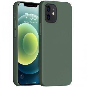 Xiaomi Redmi K60E, Szilikon tok, Wooze Liquid Silica Gel, sötétzöld