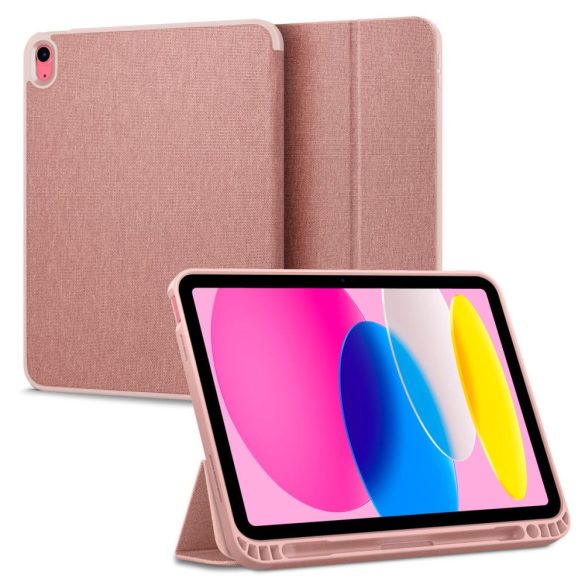 Apple iPad 10.9 (2022), mappa tok, Smart Case, Spigen Urban Fit, vörösarany