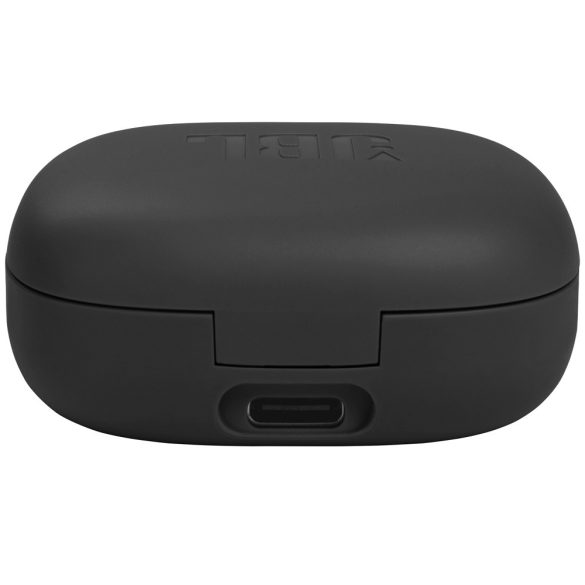 Bluetooth sztereó fülhallgató, v5.2, TWS, töltőtok, vízálló, JBL Wave Flex, fekete