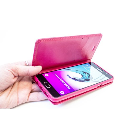 Huawei Nova Plus, Oldalra nyíló tok, stand, Magnet Book, pink