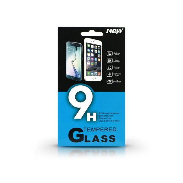 Huawei P Smart / Enjoy 7S, Kijelzővédő fólia, ütésálló fólia (az íves részre NEM hajlik rá!), Tempered Glass (edzett üveg), Clear