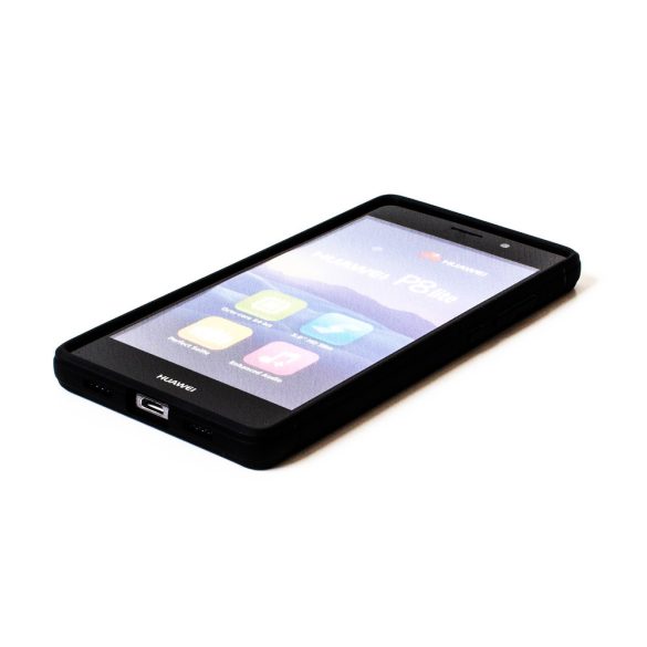 Apple iPhone 7 / 8, TPU szilikon tok, Spigen Rugged Armor, karbon minta, fekete